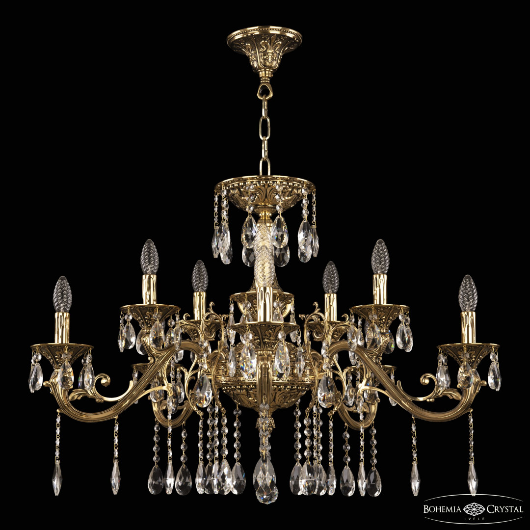 Люстра бронзовая 70123/10/320 A GB U2 Bohemia Ivele Crystal