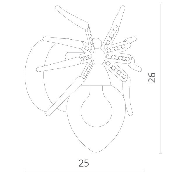 Бра Divinare 1309/02 AP-1
