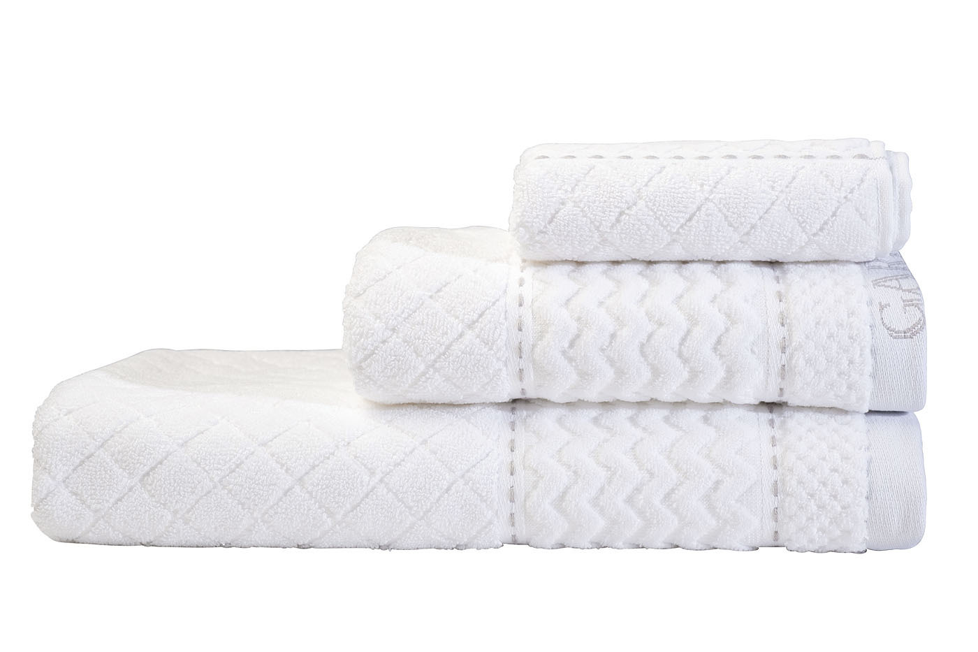 Полотенце "Наполи" 70*140 белое Garda Decor 119VAL-ARG70140-POL BEL