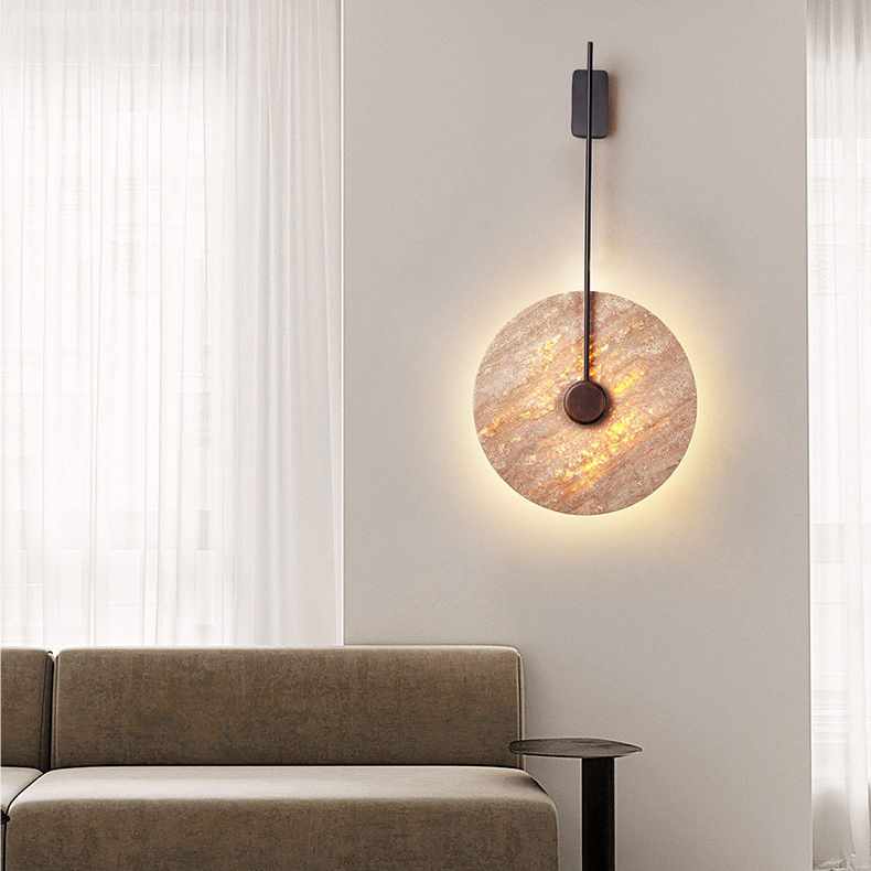 Настенный светильник JOAR D50 Brass by ImperiumLoft