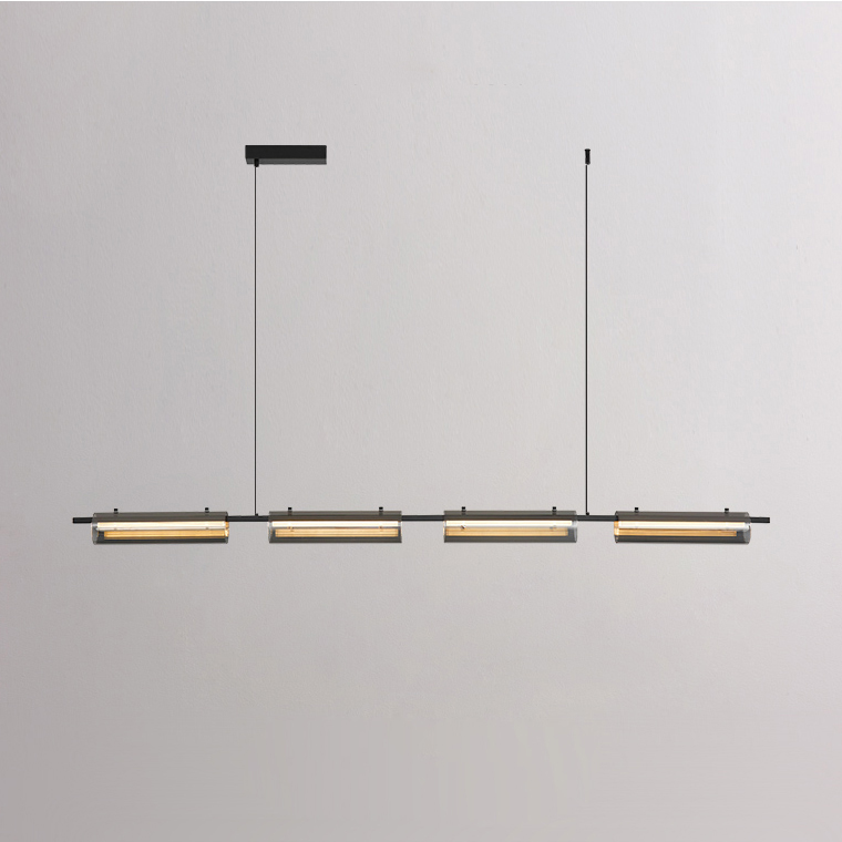 Реечный, рядный светильник SIMER LONG L168 Black by ImperiumLoft