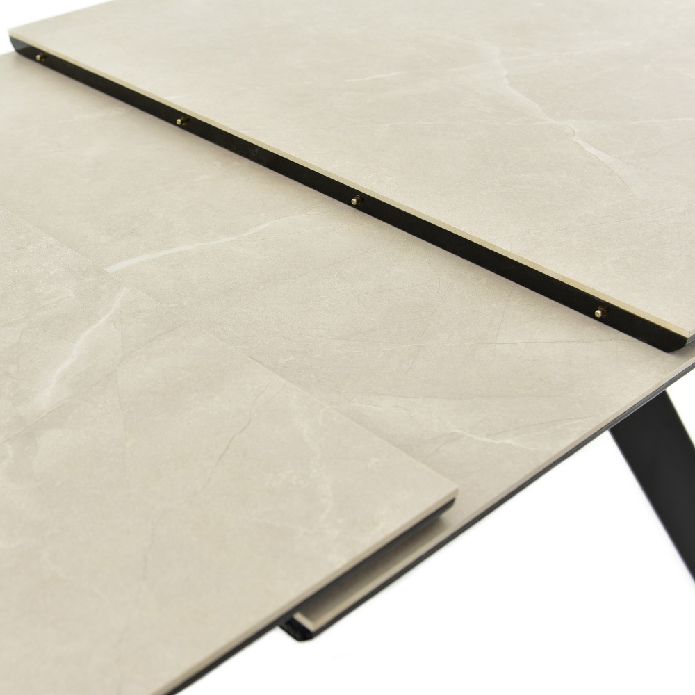 Стол Adam раскладной 140-190x90x75см, бежевый, чёрный Bradex Home RF 0418