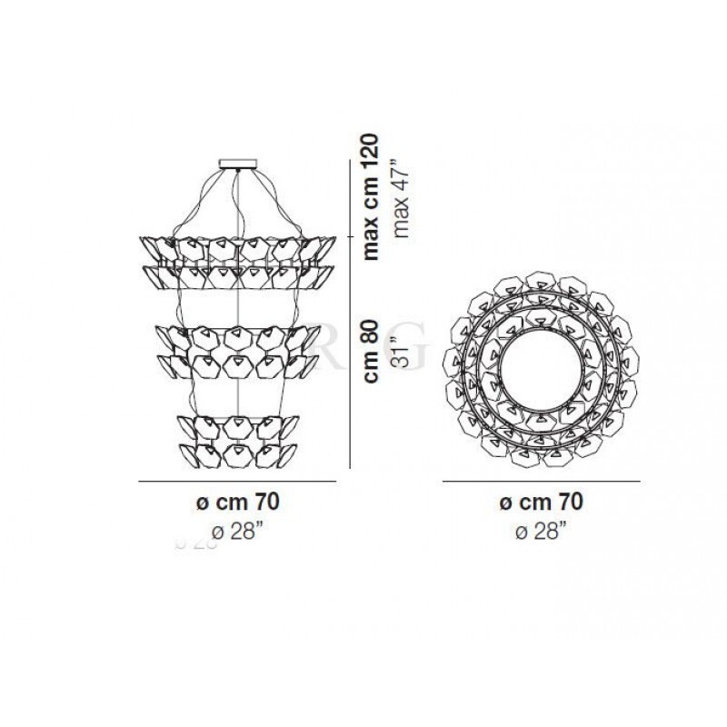 Люстра Vistosi ARAL SP C2