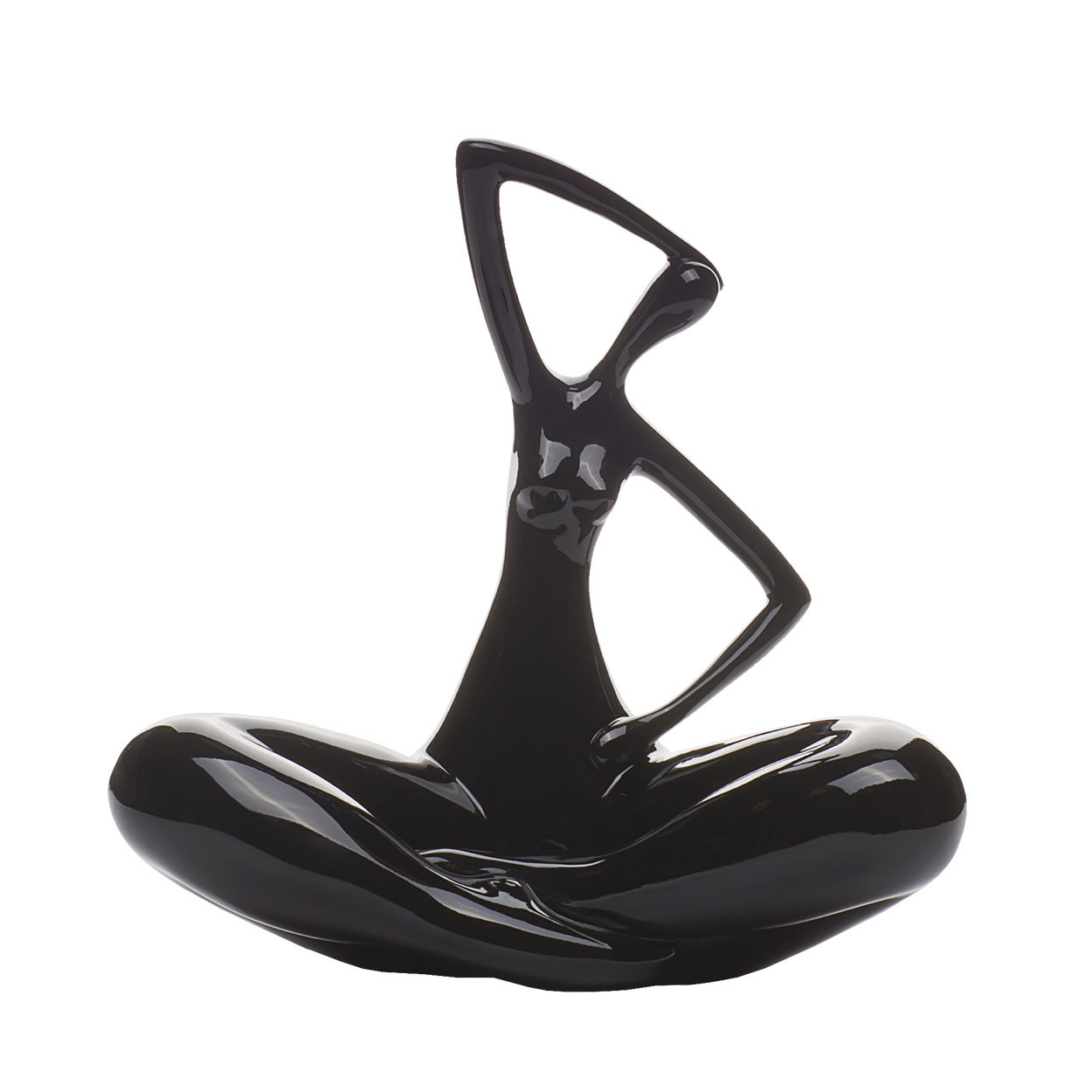 Статуэтка "Женщина" (черная) Garda Decor C6128черная