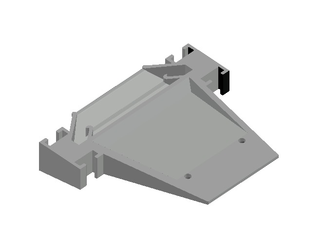 Боковая  глухая заглушка для профиля Donolux DNCAP18521Alu