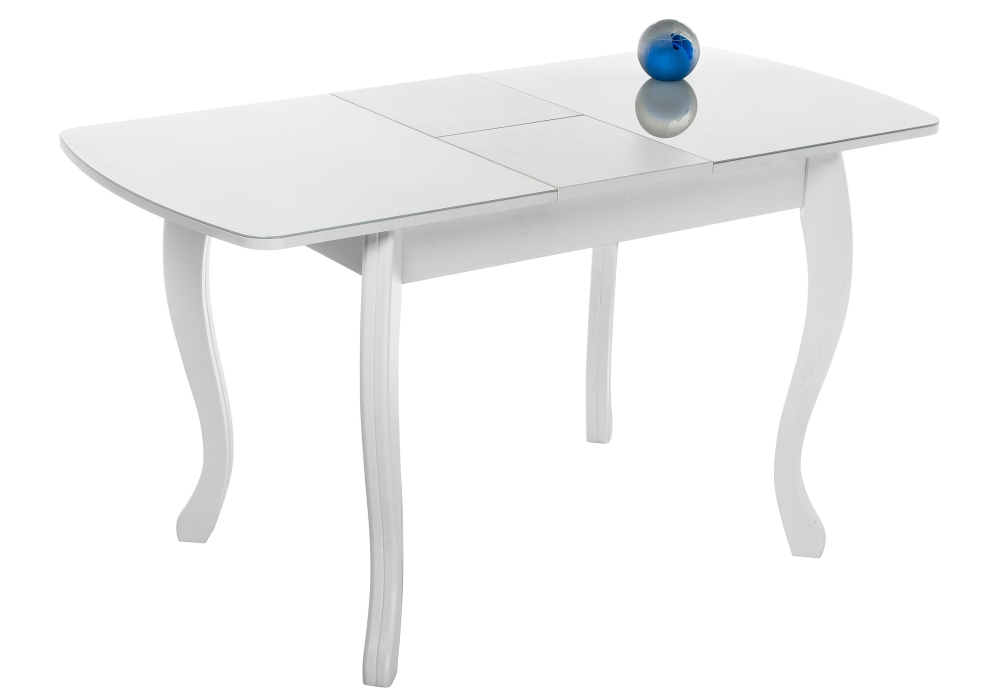 Стол стеклянный Woodville Бриллиант белый 368654