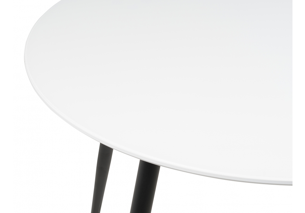 Стол Woodville Анселм черные ноги / белый 462119