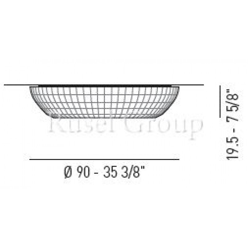 Потолочный светильник Axo Light BELL PL 90