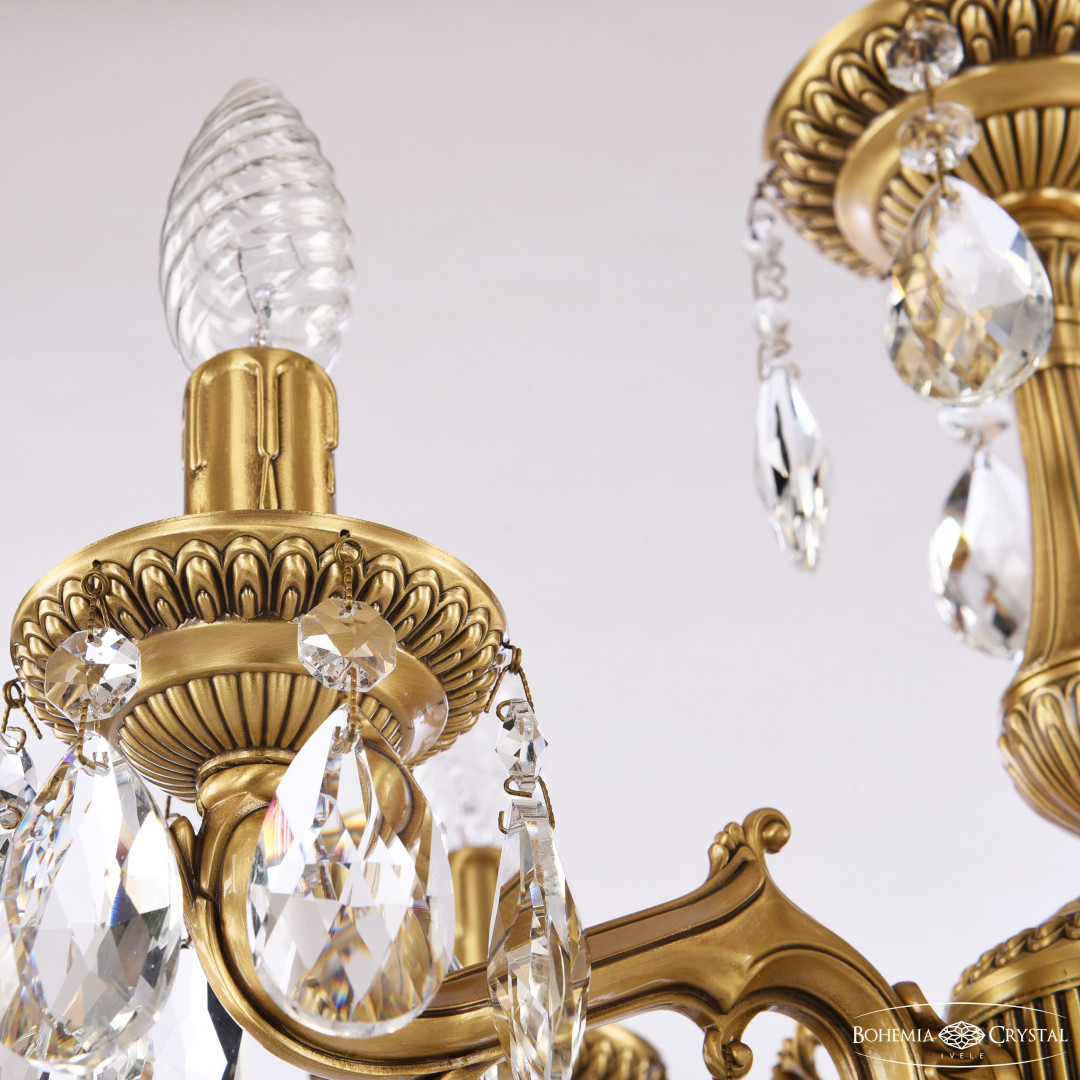 Люстра бронзовая с хрусталём 75102/5/125 B FP