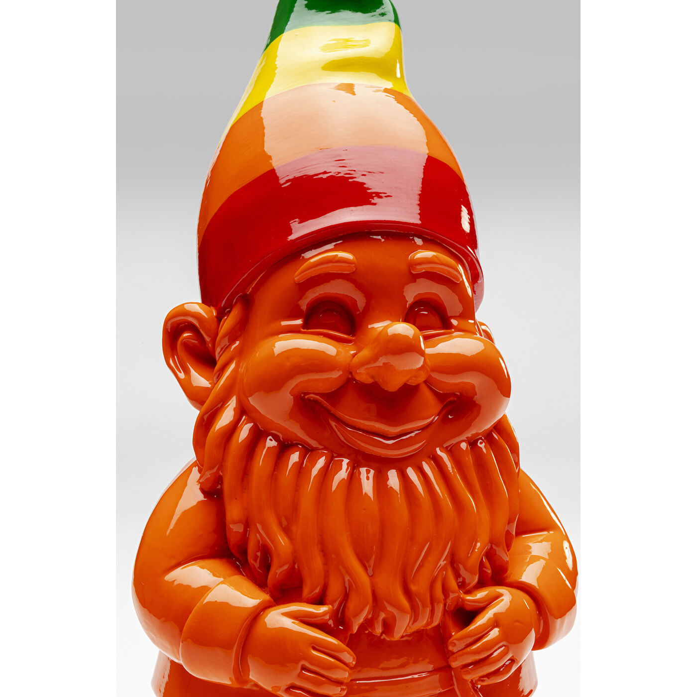 Фигура декоративная Gnome Standing Rainbow Orange 46cm KARE 56623