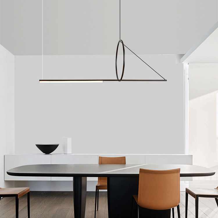 Подвесной Светильник Suspension Cercle Et Trait – Graphite Satine L120 By Imperiumloft