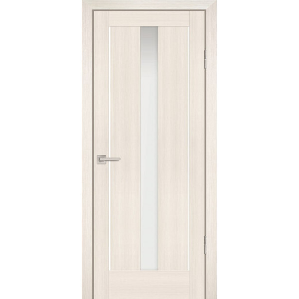 Межкомнатная дверь Graf PS-02 белый сатинат Перламутровый дуб (2000 х 900)