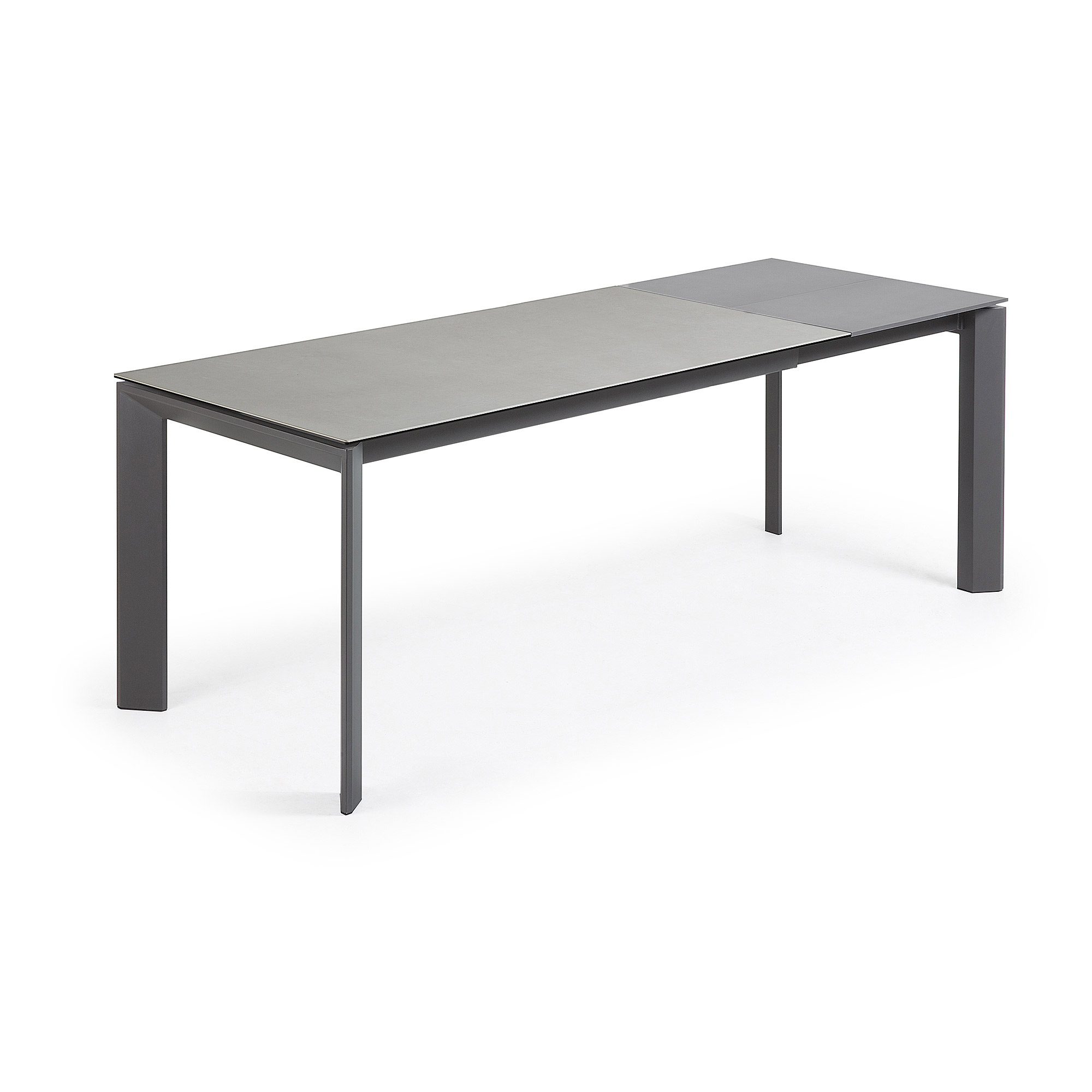 Стол Atta 160 (220) x90 антрацит керамика La Forma (ex Julia Grup)
