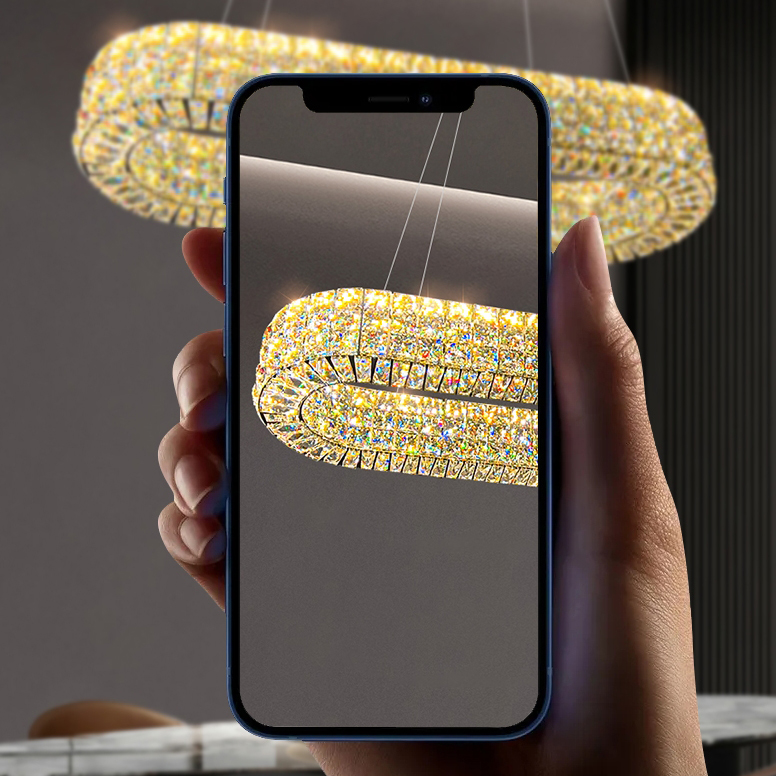 Подвесной светильник ACHILLES LONG L100 Chrome by ImperiumLoft