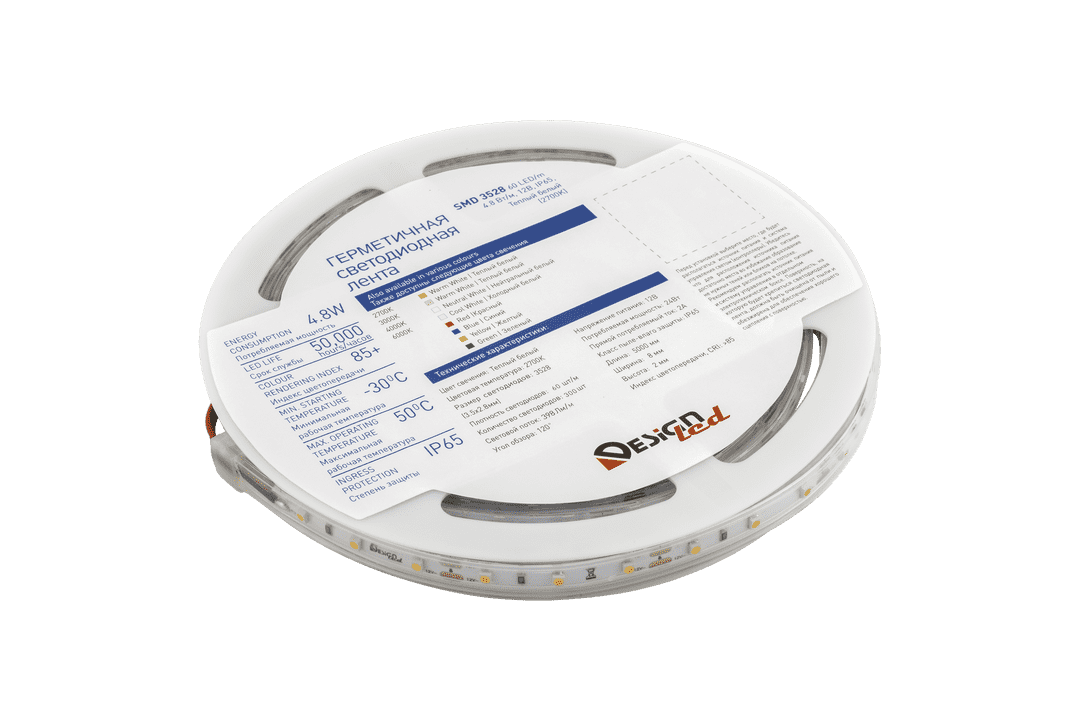 Лента светодиодная DesignLed DSG360-12-WW-65