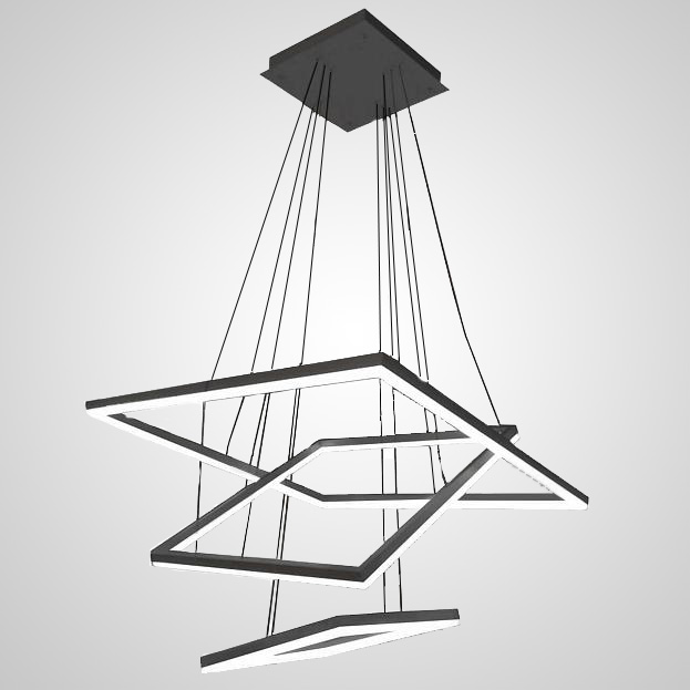 Подвесная люстра EDINBURGH D60 Black by ImperiumLoft