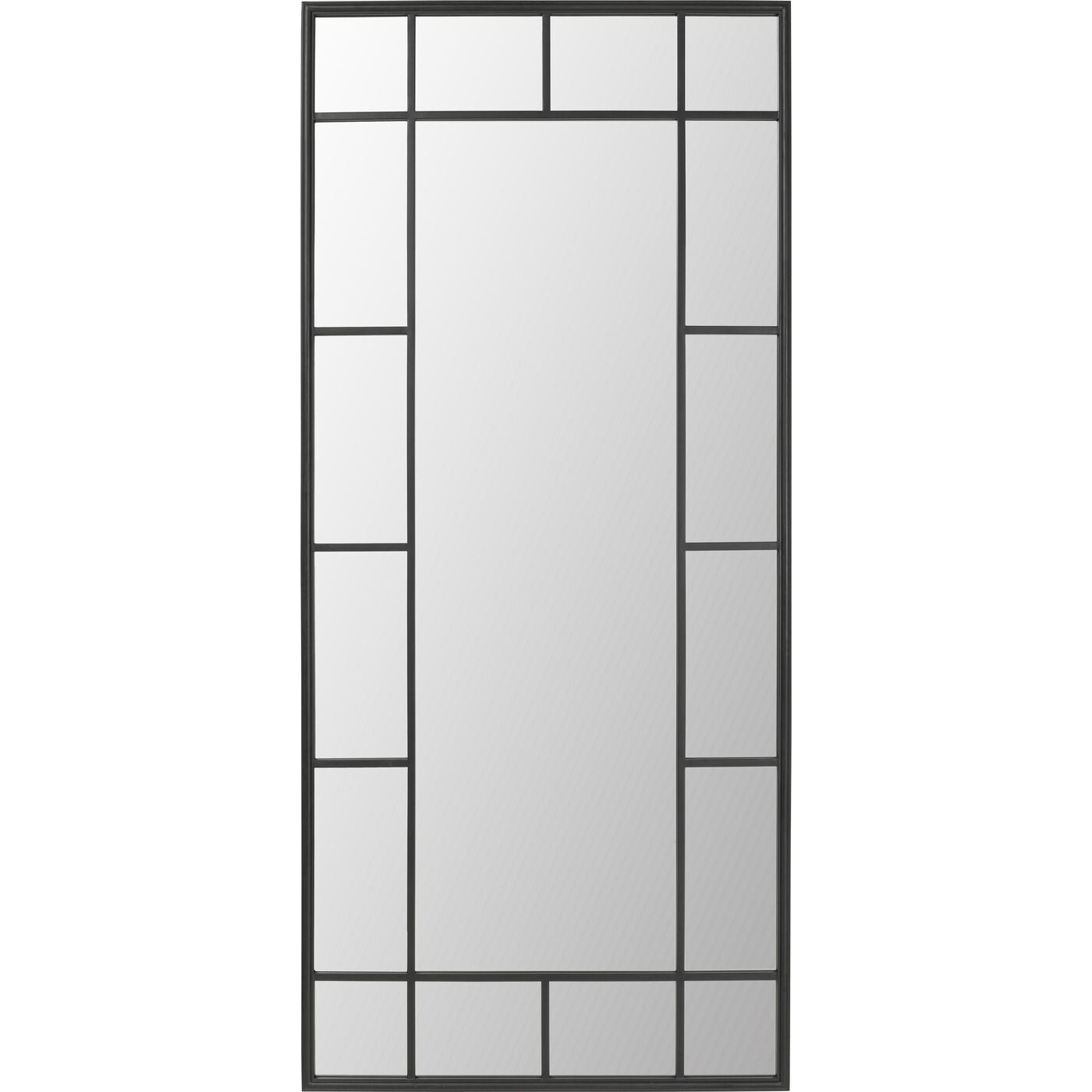 Зеркало Window Black 200x90cm KARE 77500