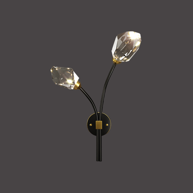 Настенный светильник CRISTEL C WALL L38 Left Black by ImperiumLoft