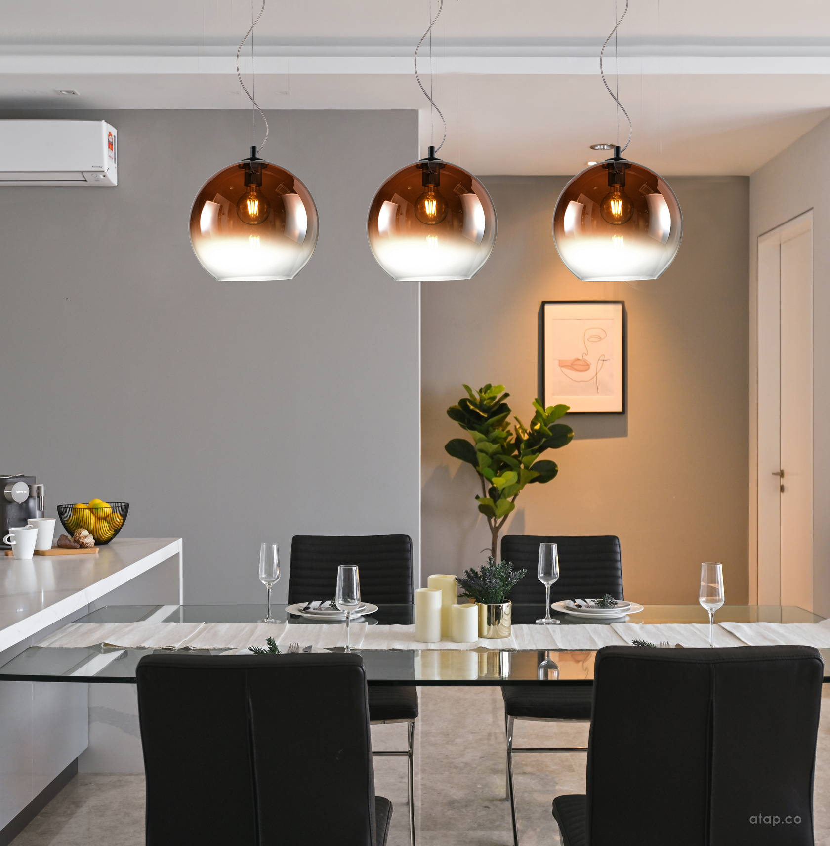 Подвесной светильник Milosh tendence 0778PLA-1PG