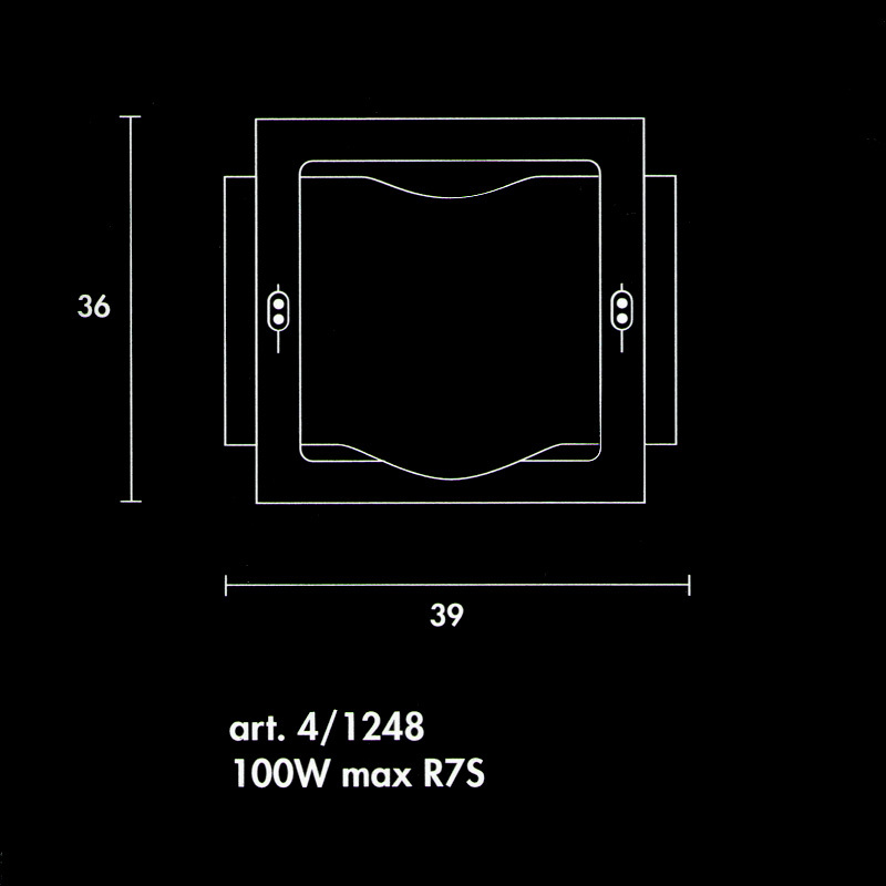 Настенный/Потолочный светильник Sothis 4/1248-E-43