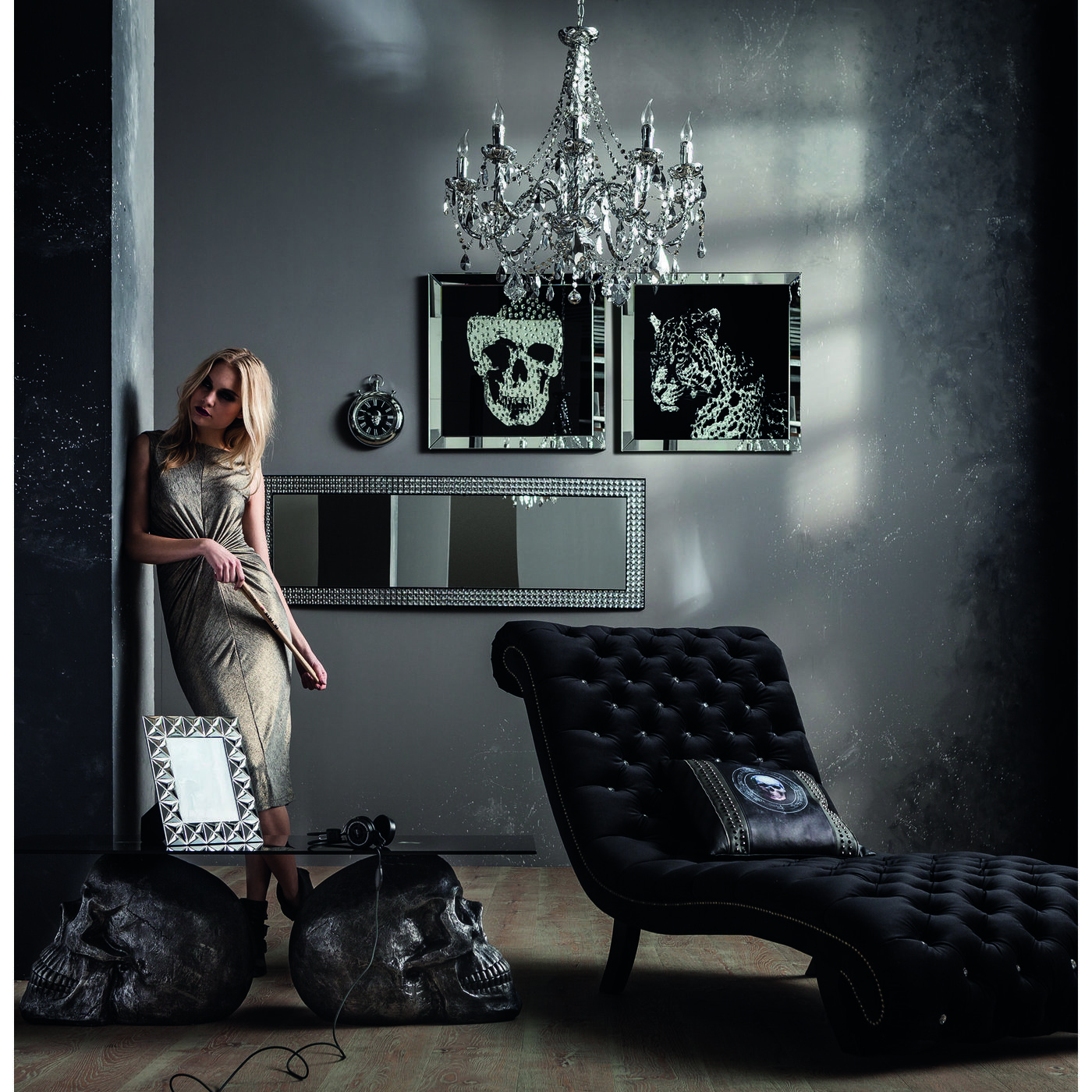 Картина в рамке Skull 36793 KARE