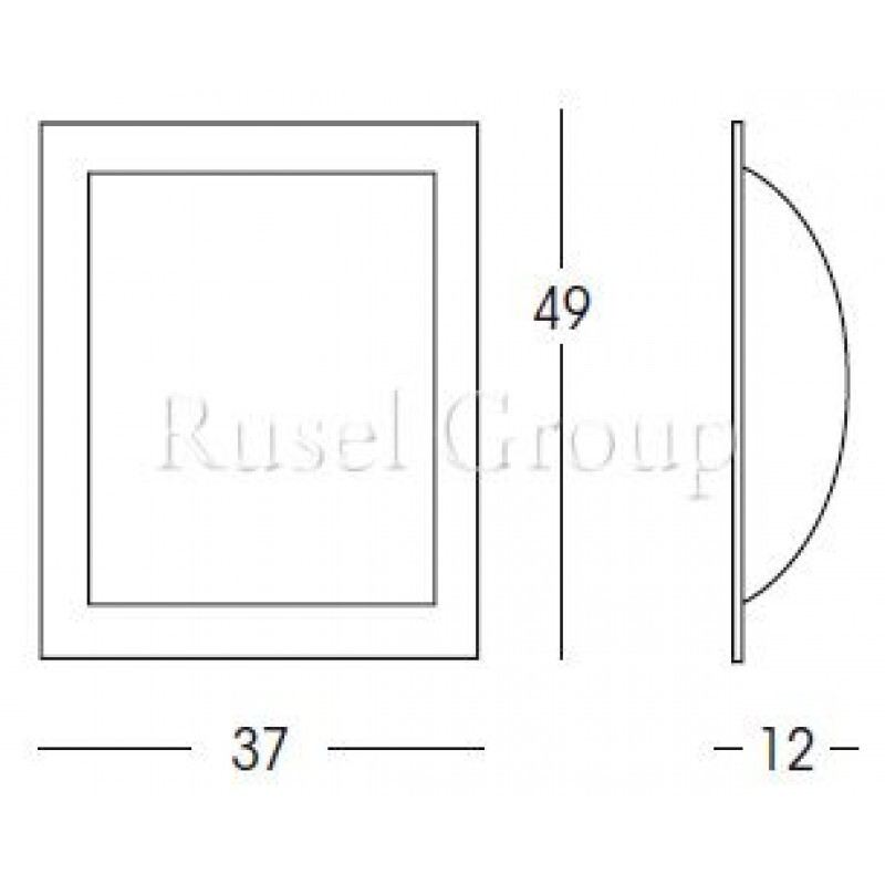 Настенно-потолочный светильник Linea Light Metal Wally 536NS