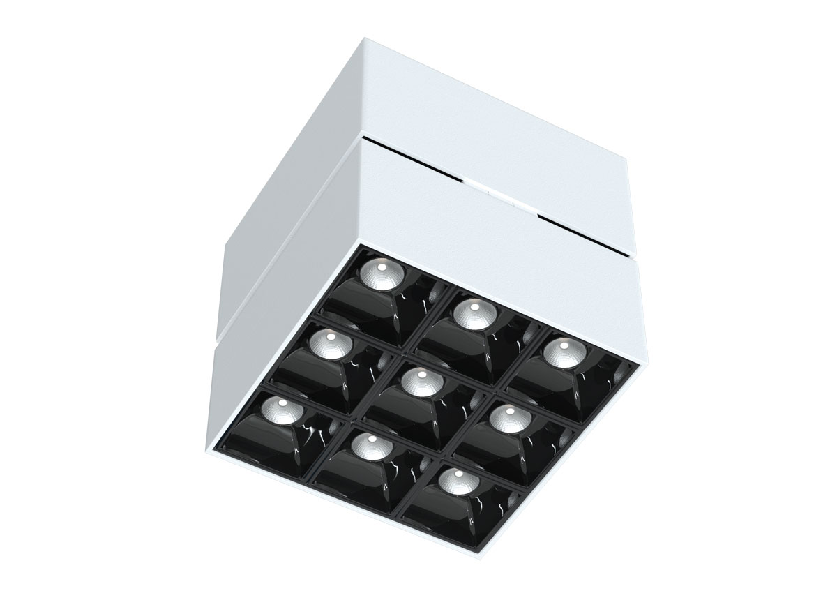 Накладной светодиодный светильник Donolux DL18153SQ9W1WB