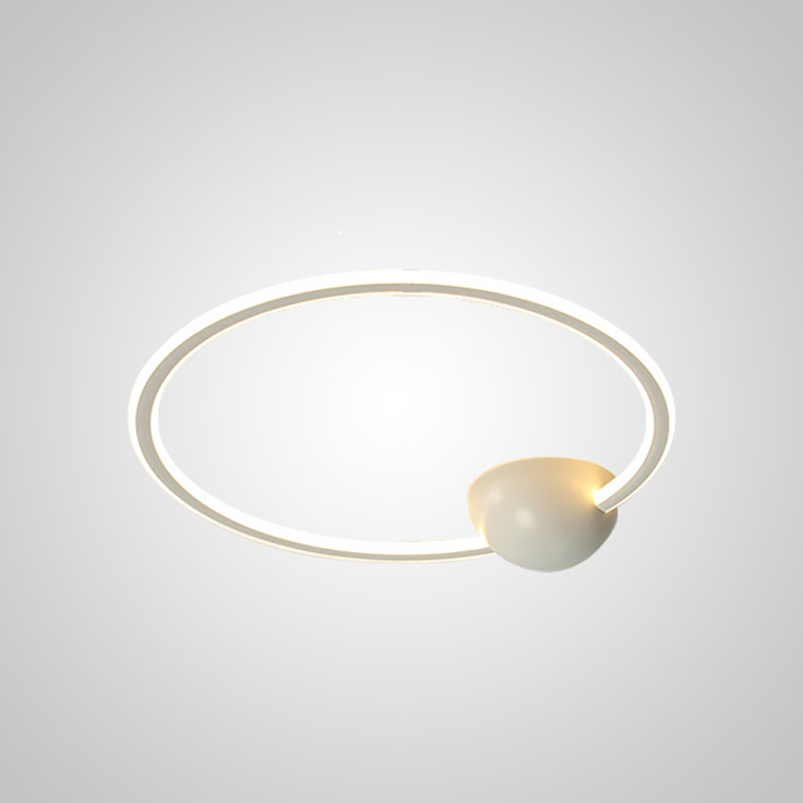 Полоточный светильник FINNLAUG D30 White Black Трехцветный свет by ImperiumLoft