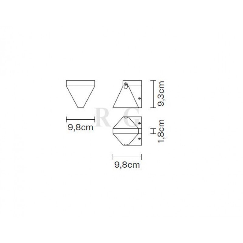 Настенный светильник Fabbian Tripla F41 D01 76
