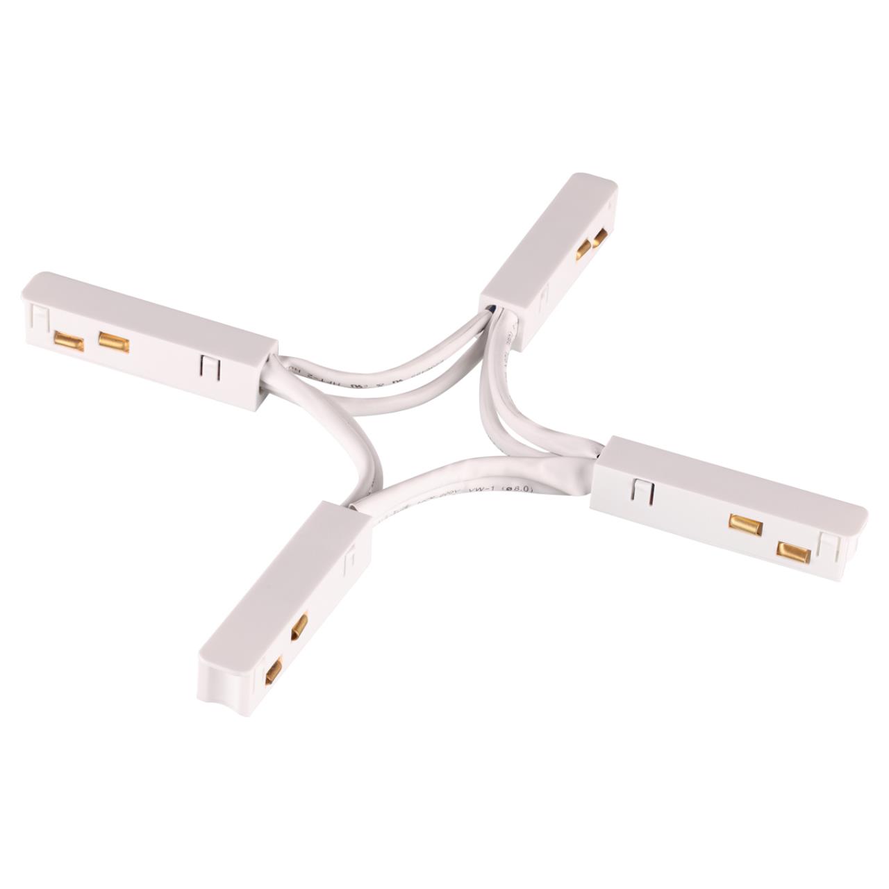 Гибкий токопроводящий соединитель для низковольтного шинопровода "X-образный" Novotech 135177