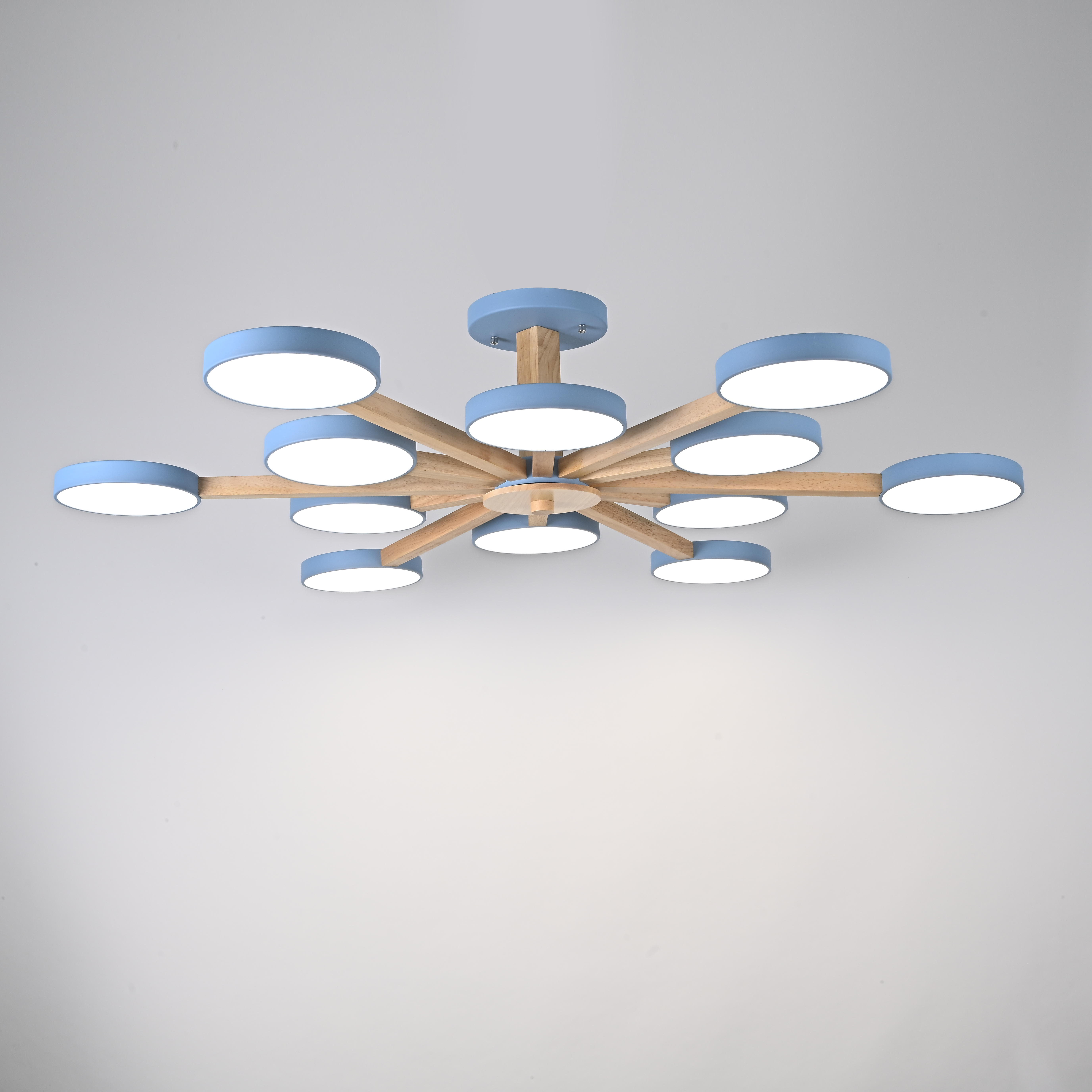 Потолочный светильник TURNA L12 Blue by ImperiumLoft