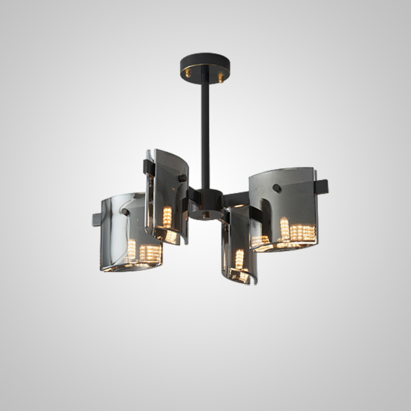 Потолочная люстра JANICE CH L4 Black by ImperiumLoft