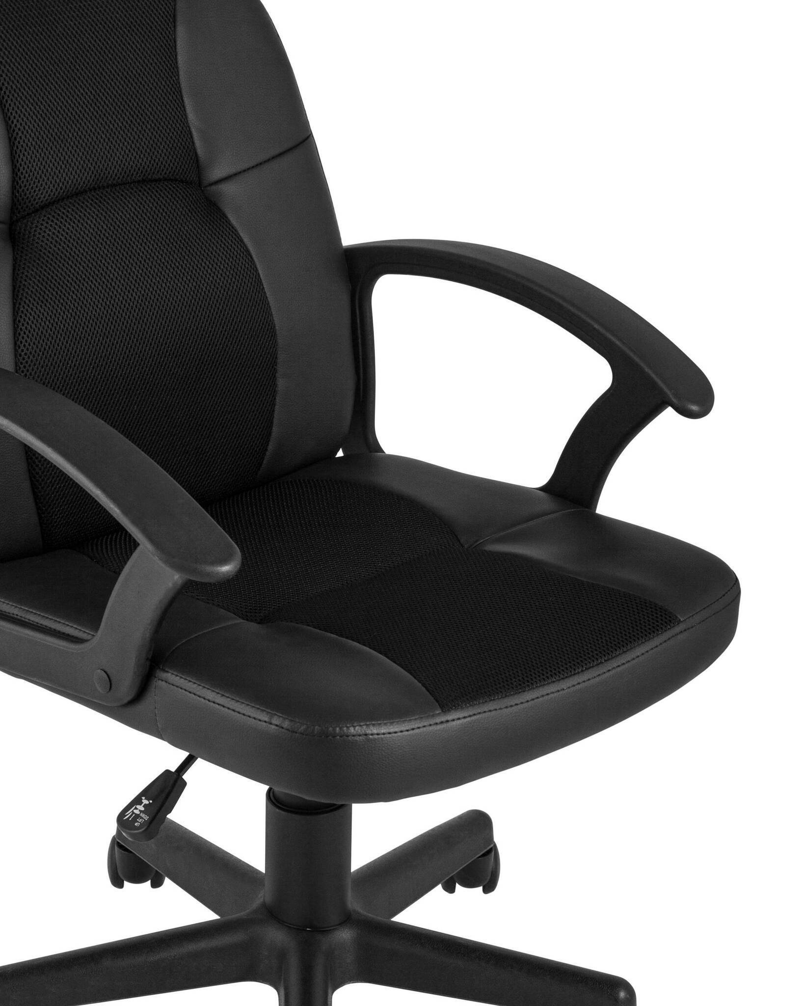 Кресло офисноеs Comfort экокожа черное TopChairs
