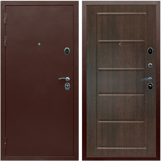 Дверь входная Graf Люкс ТП-70 Антик медь / МДФ 6 мм ФЛ-39 Венге