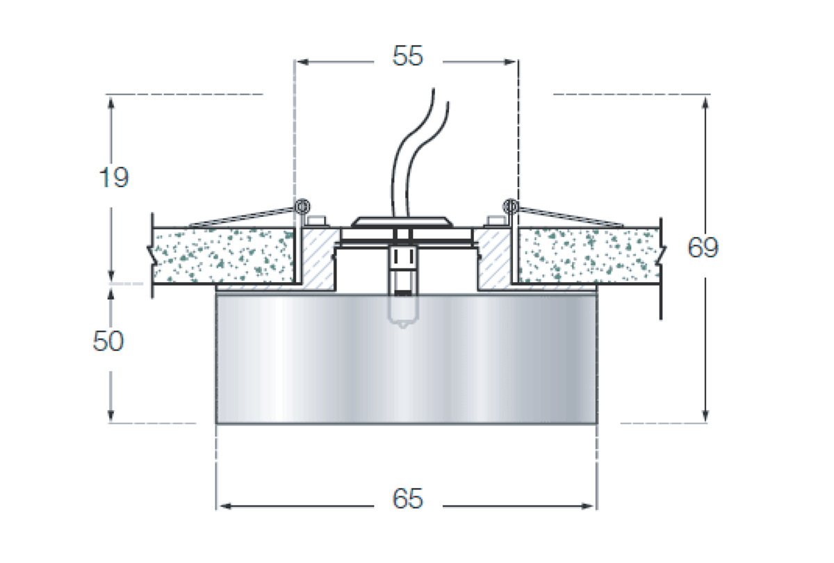 Встраиваемый светильник Donolux DL026D