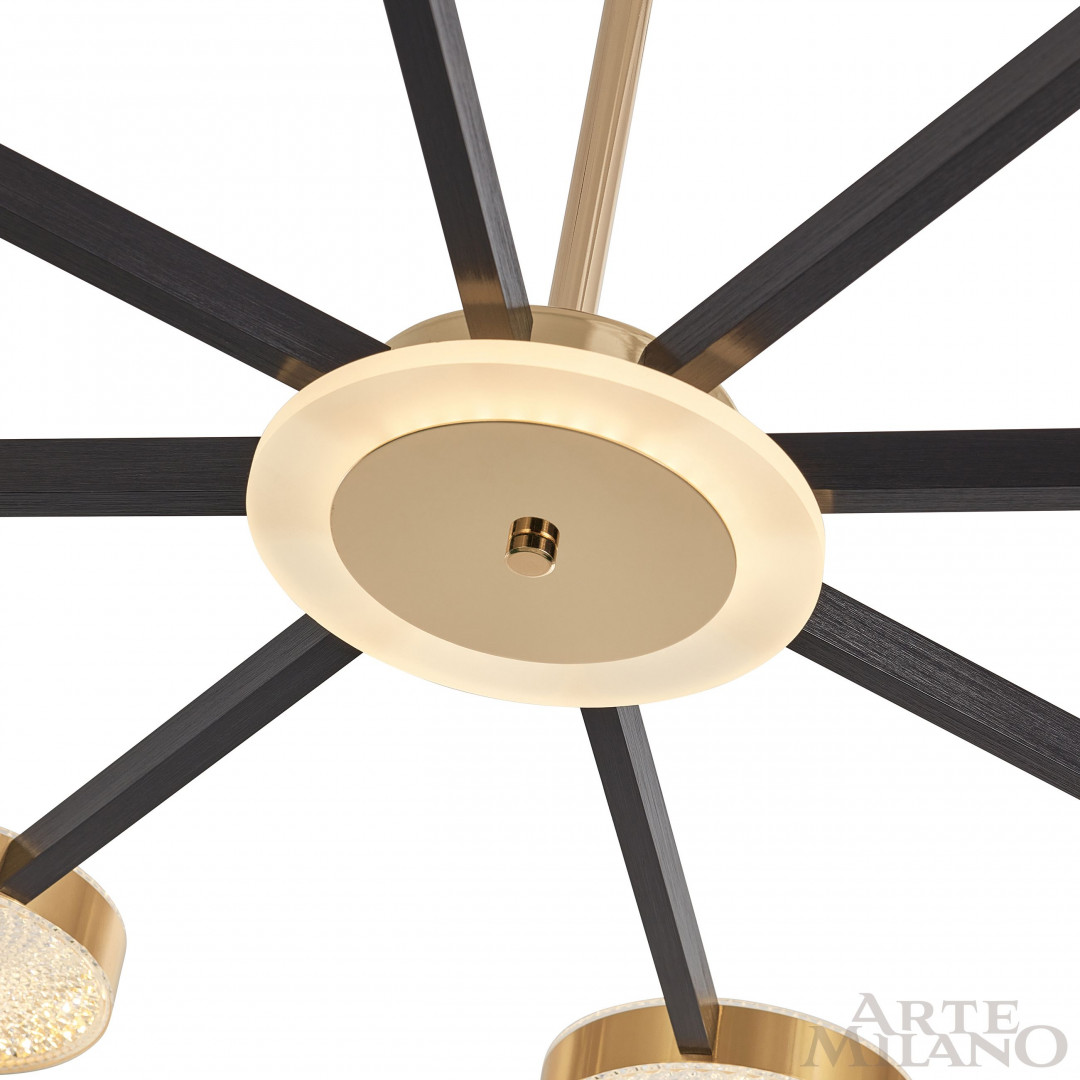 Люстра светодиодная 272079/8 BK/GD Arte Milano