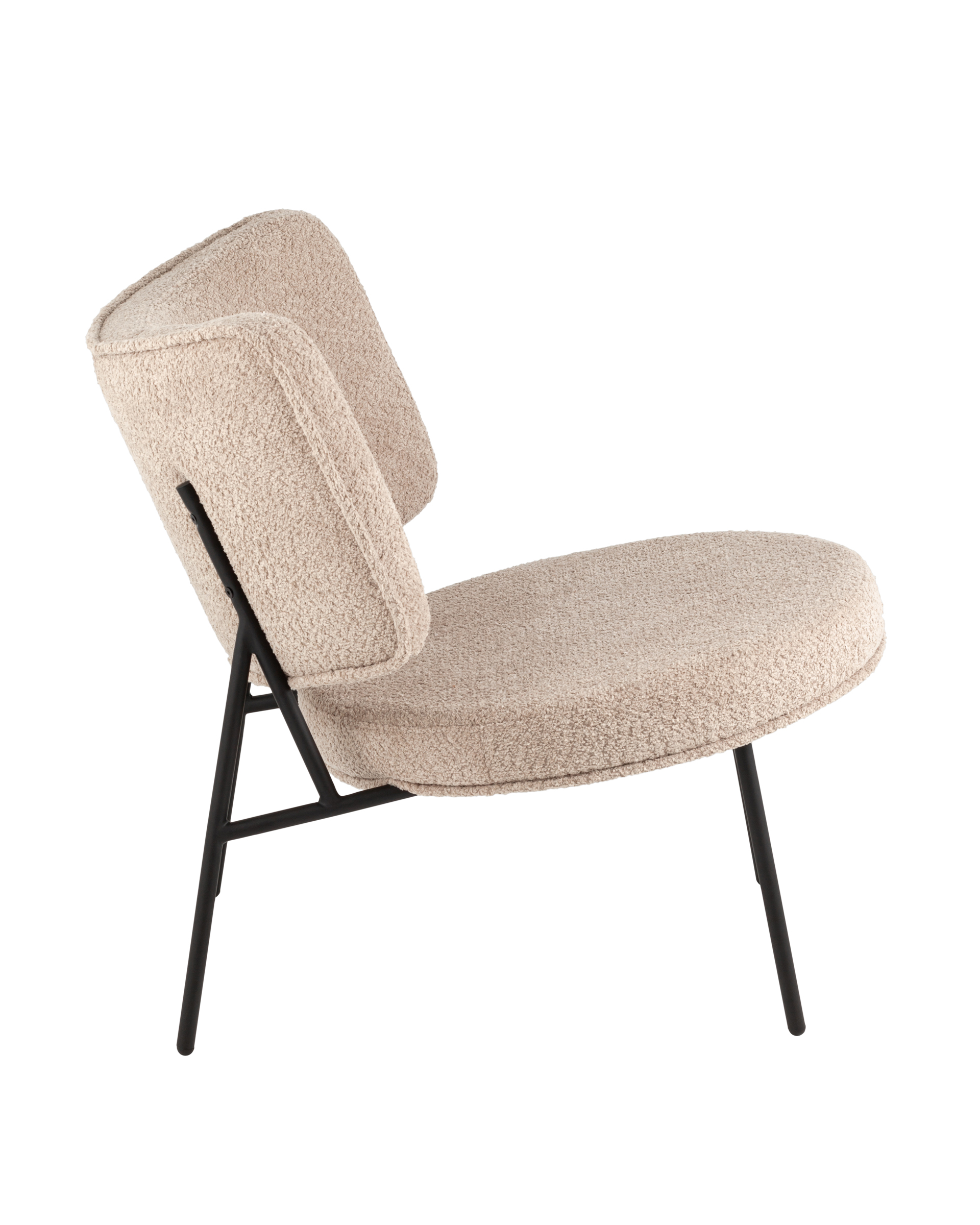 Кресло District Lounge букле капучино Stool Group