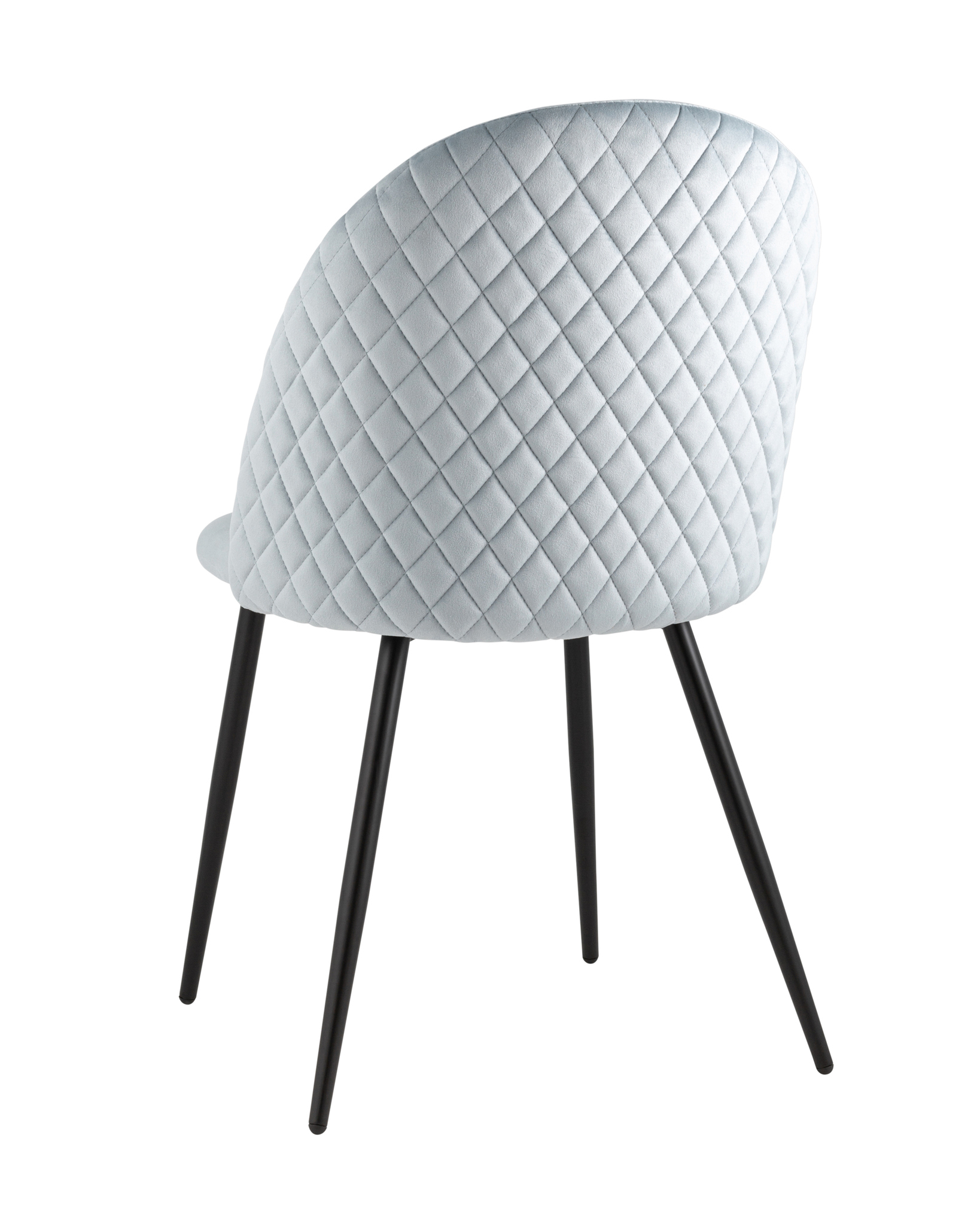 Стул Lilly велюр серо-голубой Stool Group