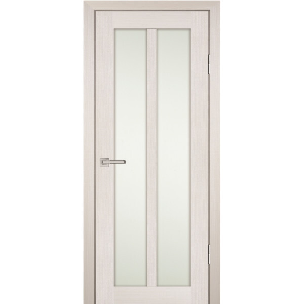 Межкомнатная дверь Graf PS-22 белый сатинат ЭшВайт Мелинга (2000 х 800)