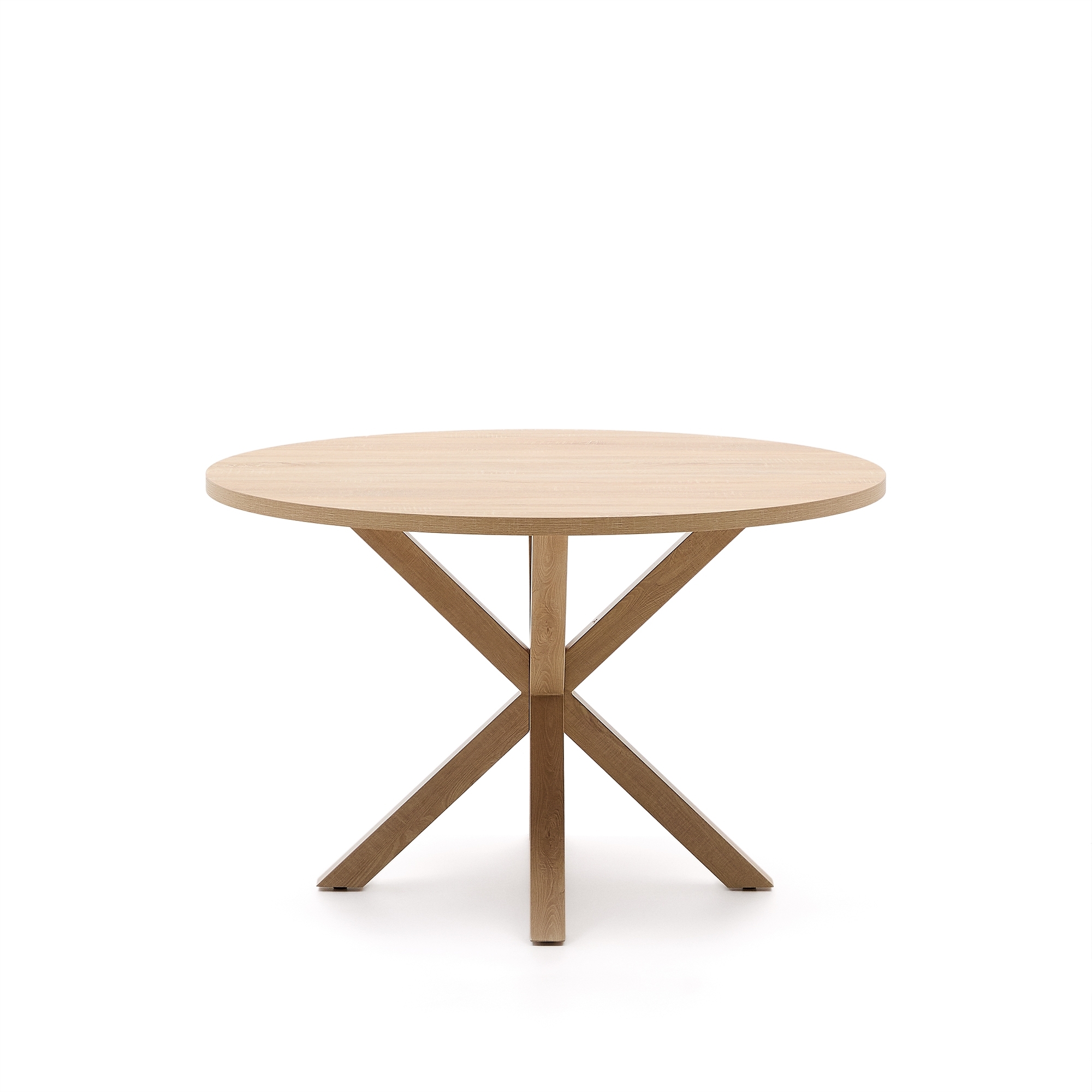 ARYA Стол с бежевой столешницей с отделкой из меламина стальными ножками с отделкой под дерево La Forma (ex Julia Grup)