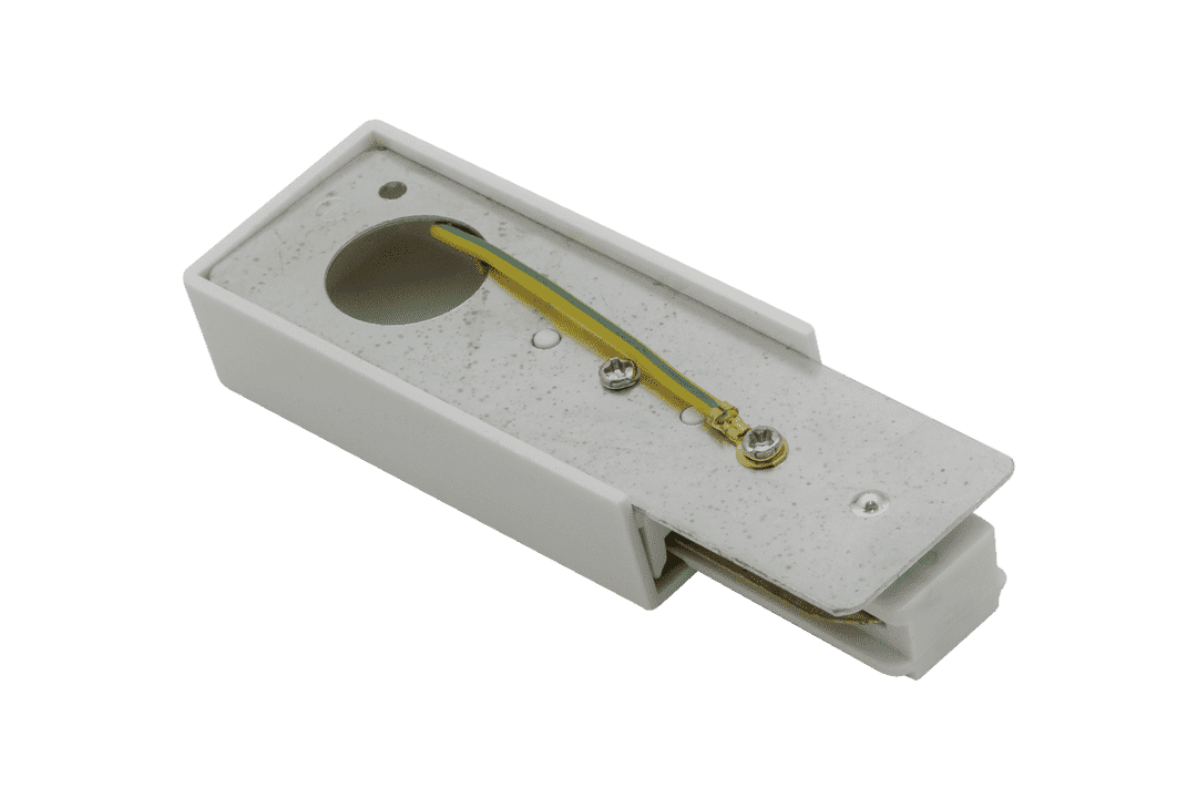 Подвод питания для однофазного трека DesignLed CN2-WH-PW