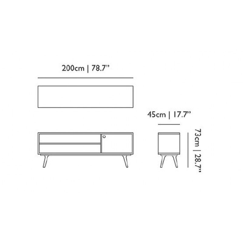 Тумба Moooi Zio Buffet stained