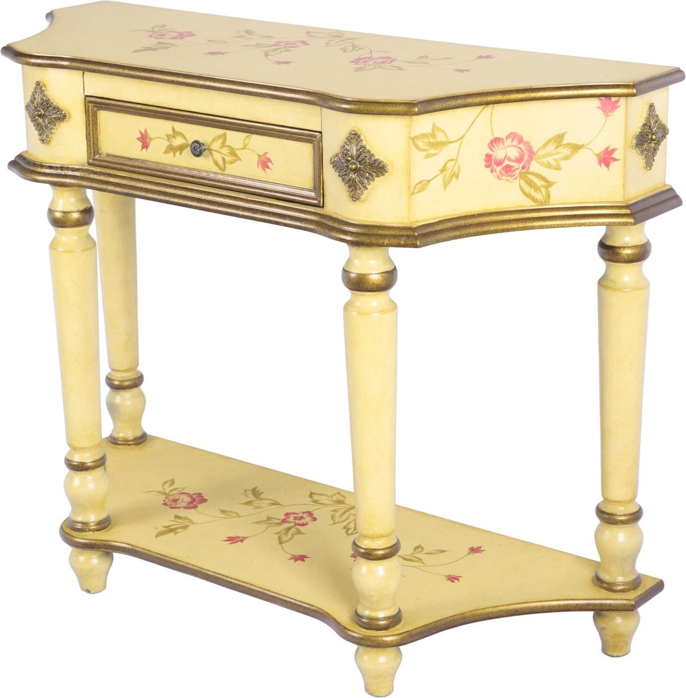 Консоль с ящиком Glasar 35-093