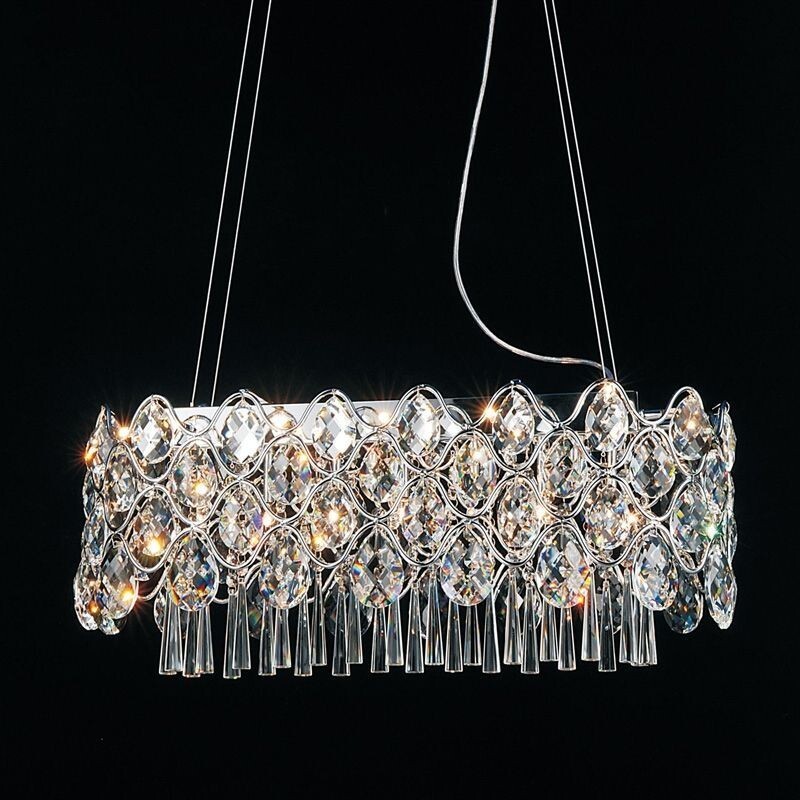 Люстра Illuminati NIKON MD103910-11A CHR/SMOKEY