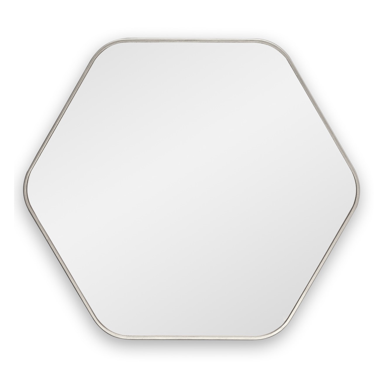 Hexagon M Silver Зеркало в тонкой раме Smal Art-Zerkalo SM155SL