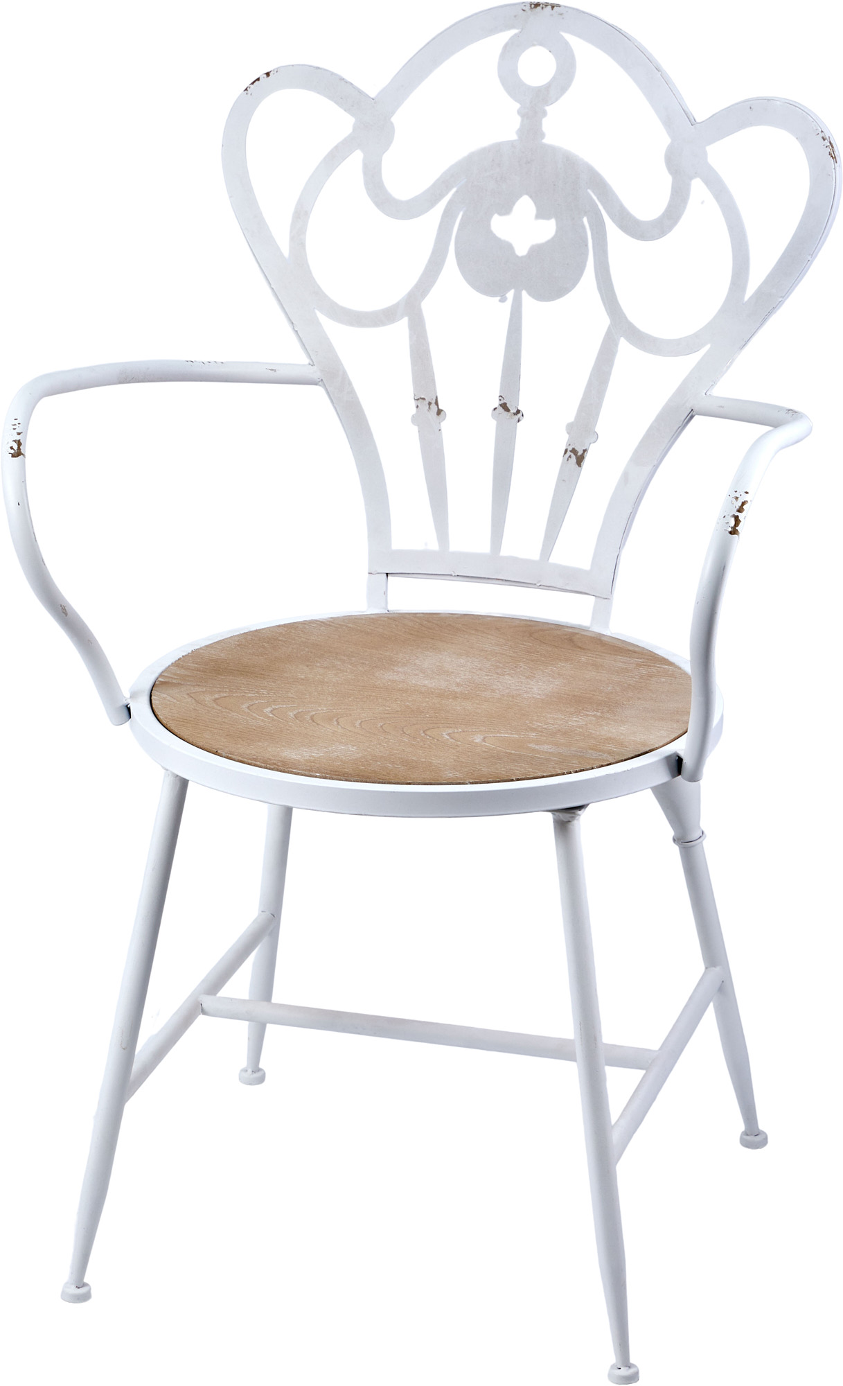 Кресло кованое Прованс Glasar 62-041