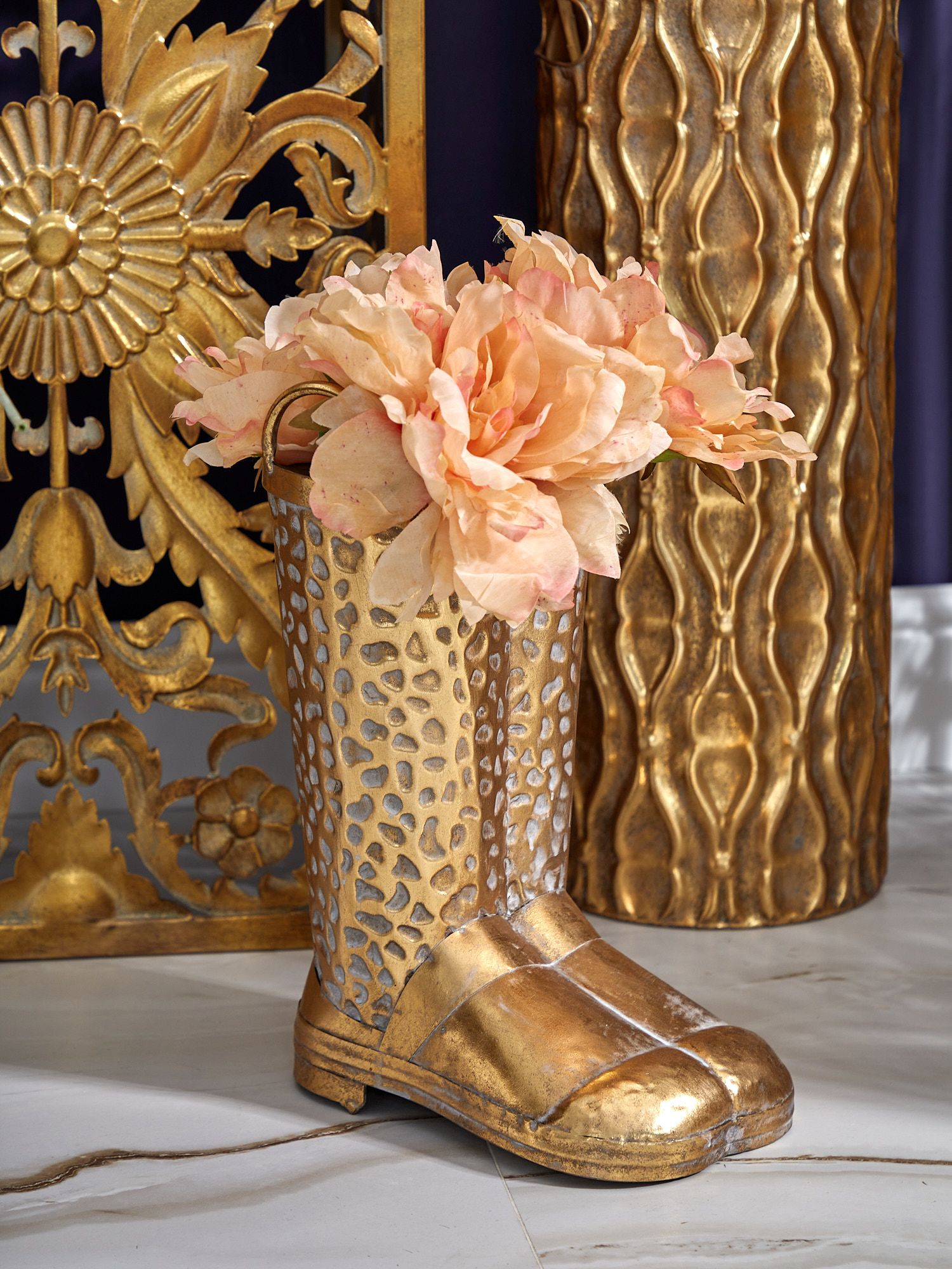 Ваза декоративная Сапоги Glasar 57-421