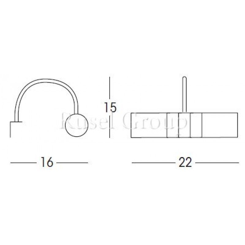 Настенный светильник Linea Light Fotis 3276