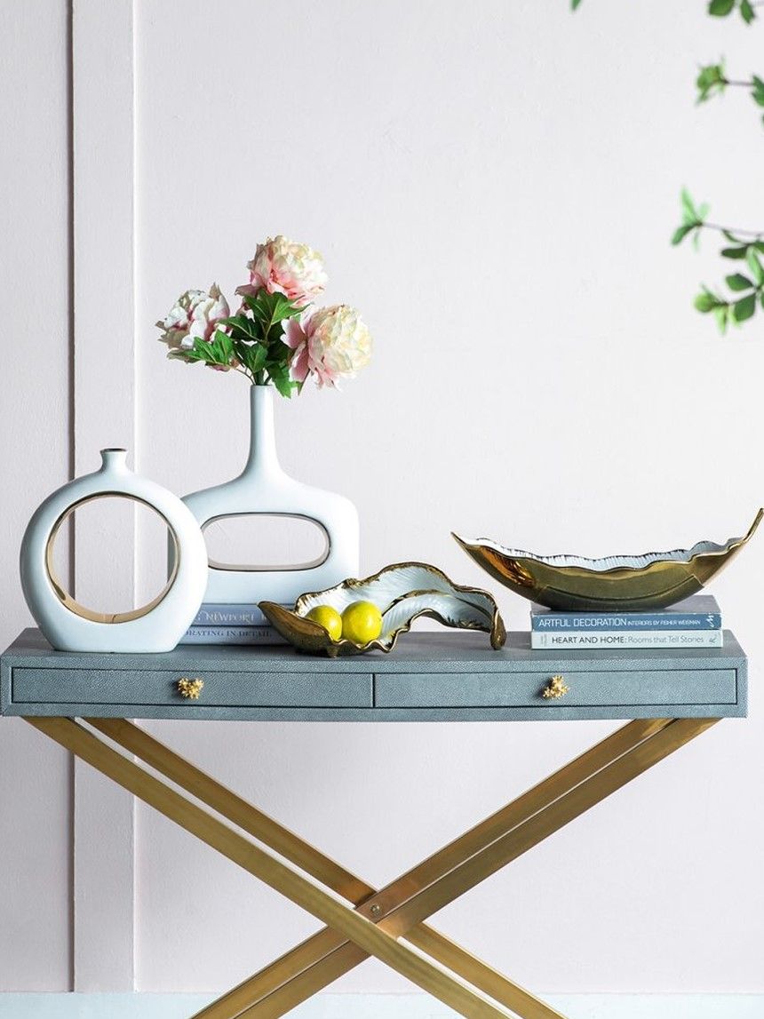 Блюдо декоративное Лист Glasar 8850