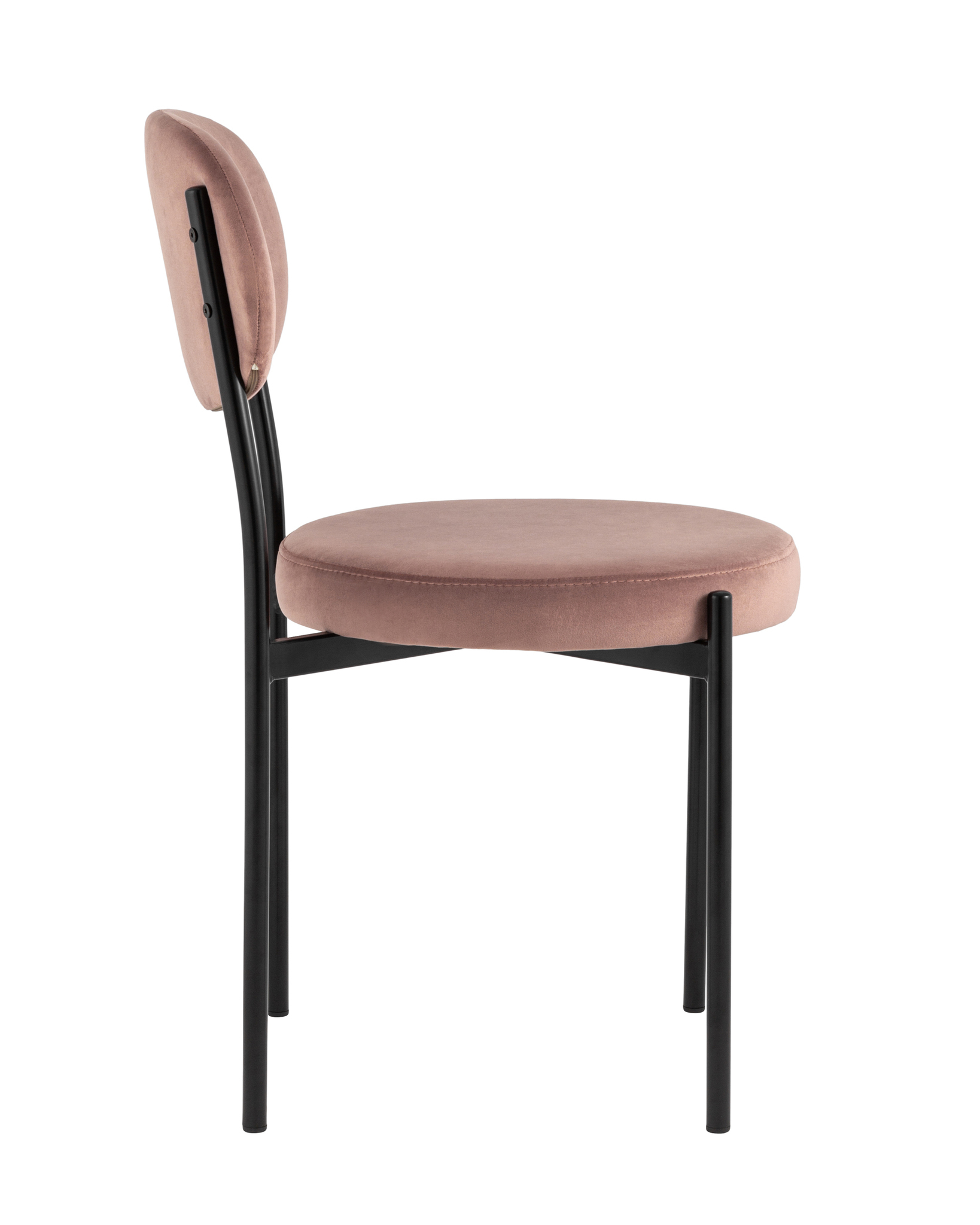Стул Бриф велюр пыльно-розовый Stool Group